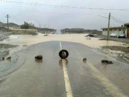 مسدود شدن محور ده محمد به طبس مسدود شدن محور ده محمد به طبس