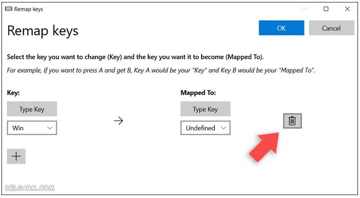 چگونه عملکرد کلید ویندوز کیبورد را تغییر دهیم؟