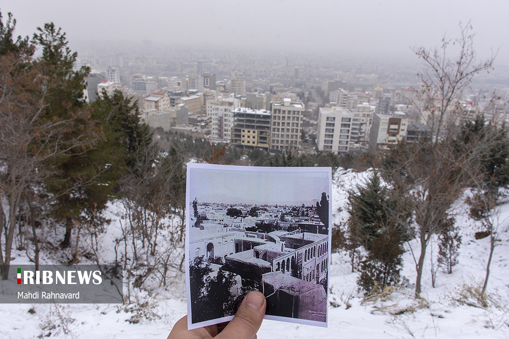 نمایی از شهر اروميه در دو قاب قدیم و جدید. 
