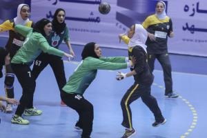 رقابت تیم هندبال بانوان پرسپولیس بهبهان در لیگ برتر