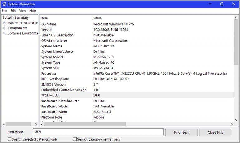 مشخصات سیستم من چیست؟ 