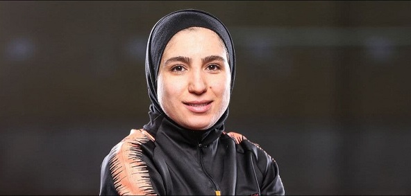 بازیکن تیم فوتسال بانوان مس در جمع بهترین ها