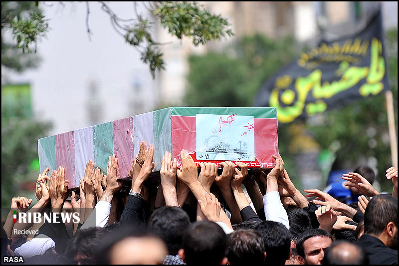 تشیع پیکر شهید گمنام برگزار شد تشیع پیکر شهید گمنام برگزار شد