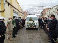 تشیع پیکرنخستین شهید مدافع سلامت در ماکو تشیع پیکرنخستین شهید مدافع سلامت در ماکو