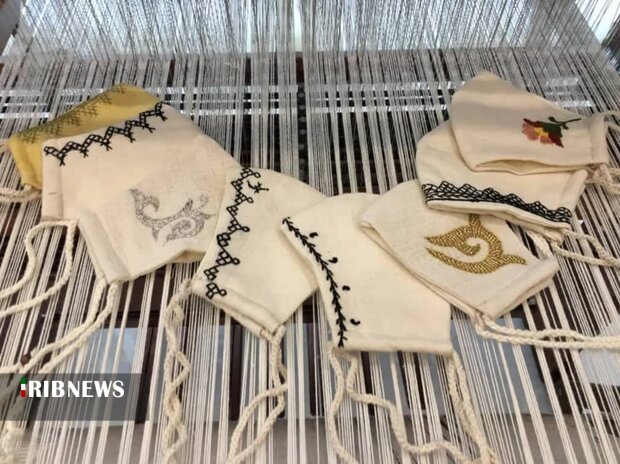 هنر دست هنرمندان گلستانی، زینت بخش ماسکهای بهداشتی هنر دست هنرمندان گلستانی، زینت بخش ماسکهای بهداشتی