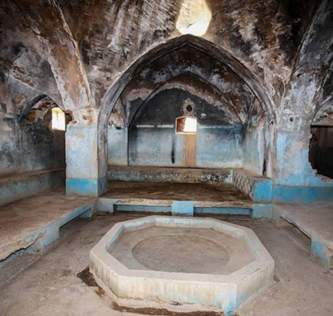 ثبت ملی حمام تاریخی نفت سفید هفتکل