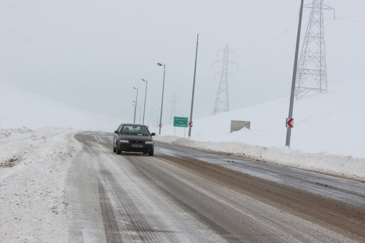 لغزندگی برخی محور‌های براثر بارش برف