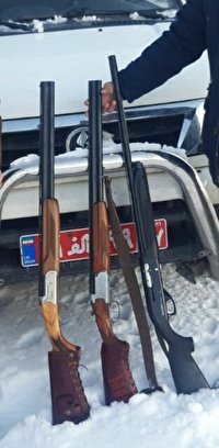 کشف ۳ قبضه سلاح شکاری /رهاسازی کبک‌ها در چالدران