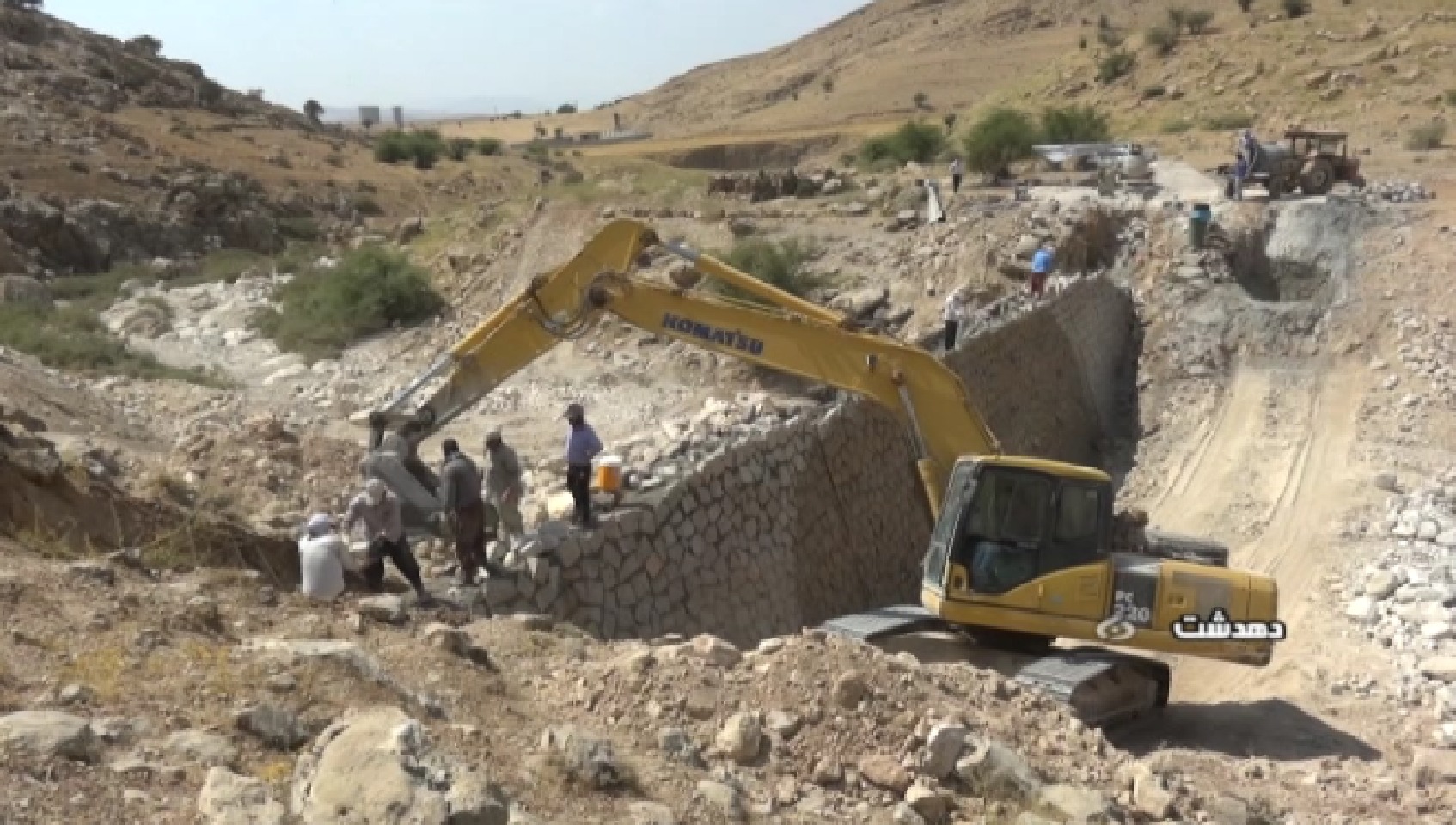 اجرای ۲۰۰ هزار متر مکعب عملیات مکانیکی آبخیز داری