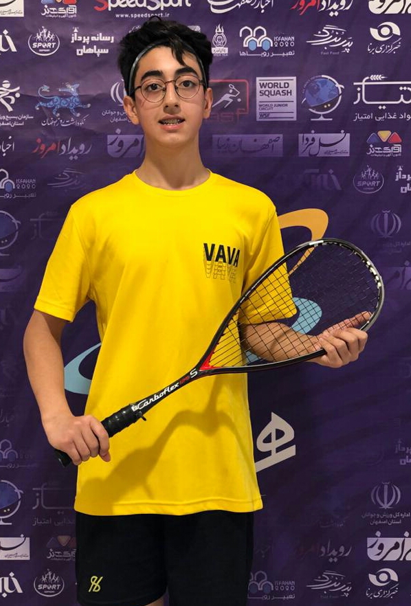 دعوت از اسکواش باز شیرازی به اردوی تیم ملی جوانان