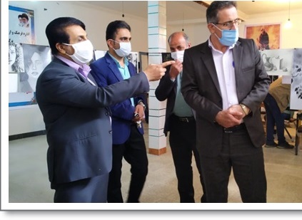 برگزاری اختتامیه جشنواره طراحی و نقاشی هنرمندان تجسمی لنده