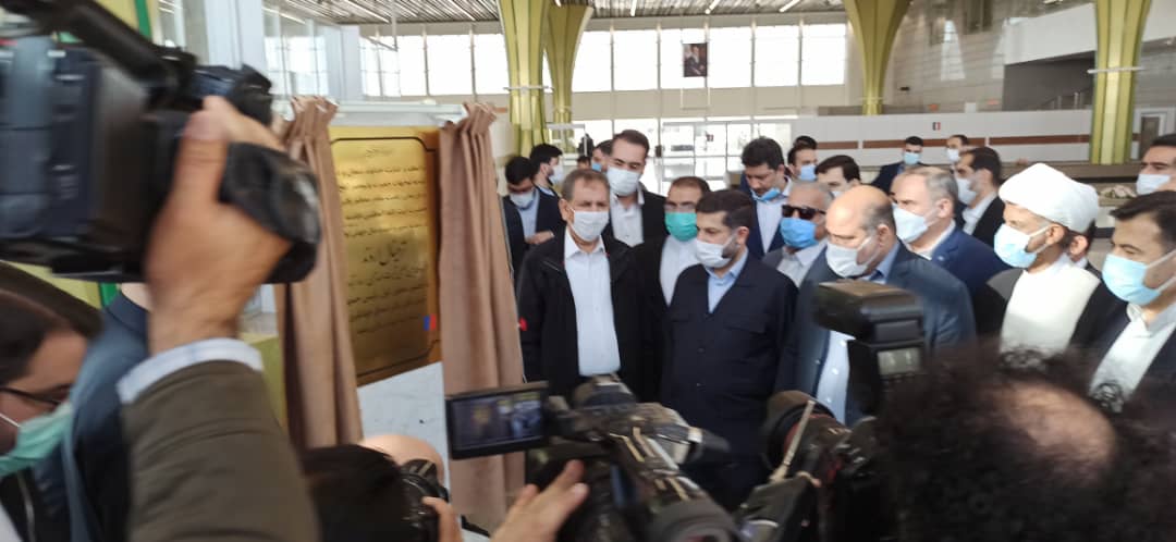 افتتاح پایانه اروند در فرودگاه بین المللی آبادان بدست معاون اول رییس جمهور