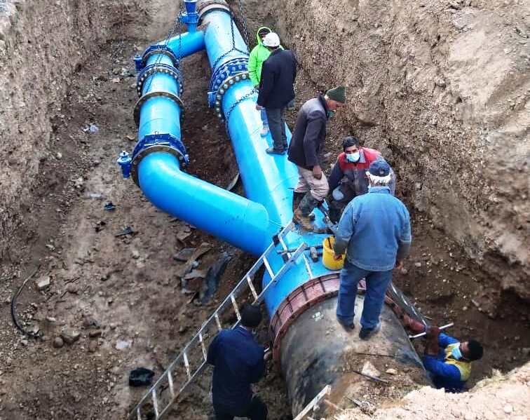 آب سد درودزن به شهرکهای غرب شیراز رسید آب سد درودزن به شهرکهای غرب شیراز رسید