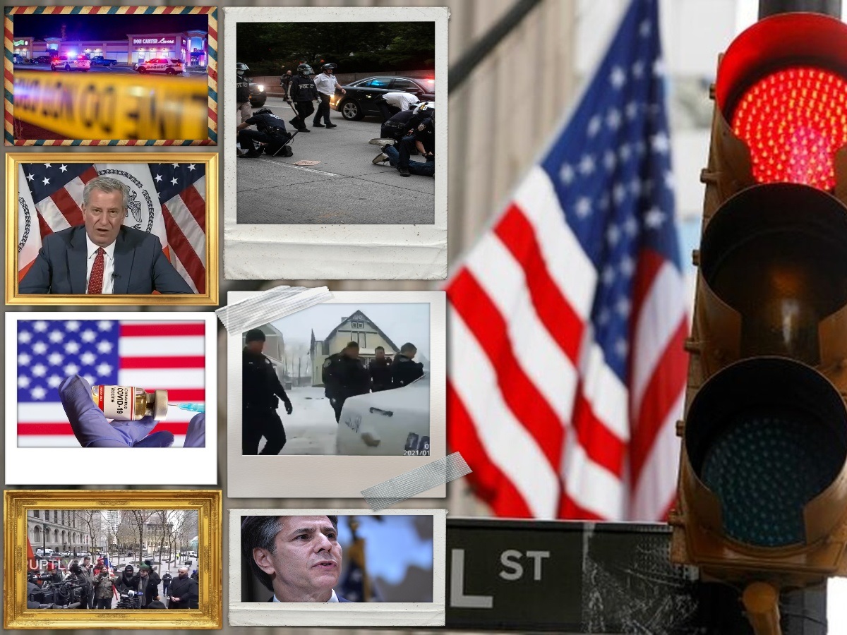 از برخورد خشن پلیس نیویورک تا تجمع معترضان در منهتن از برخورد خشن پلیس نیویورک تا تجمع معترضان در منهتن