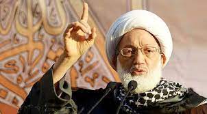آیت الله عیسی قاسم ترامپ و مکرون را شیطان خطاب کرد