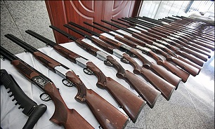 کشف و ضبط ۹ قبضه اسلحه قاچاق در دشت عباس کشف و ضبط ۹ قبضه اسلحه قاچاق در دشت عباس