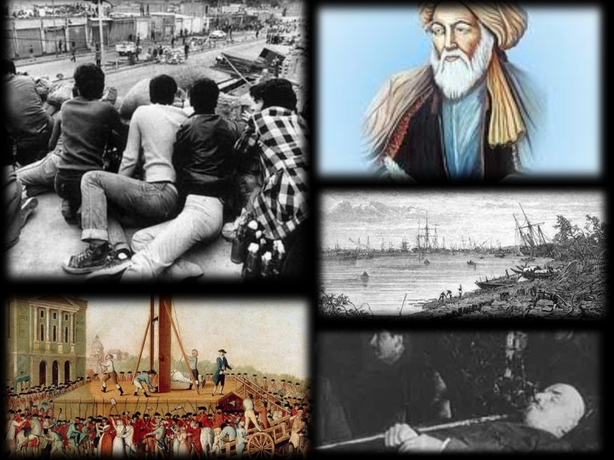 تقویم تاریخ؛ از شهادت عین القضات همدانی تا تیرباران مردم در خیابان