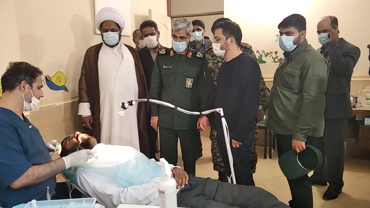 خدمت رسانی گروه جهادی پزشکی در جزیره هرمز