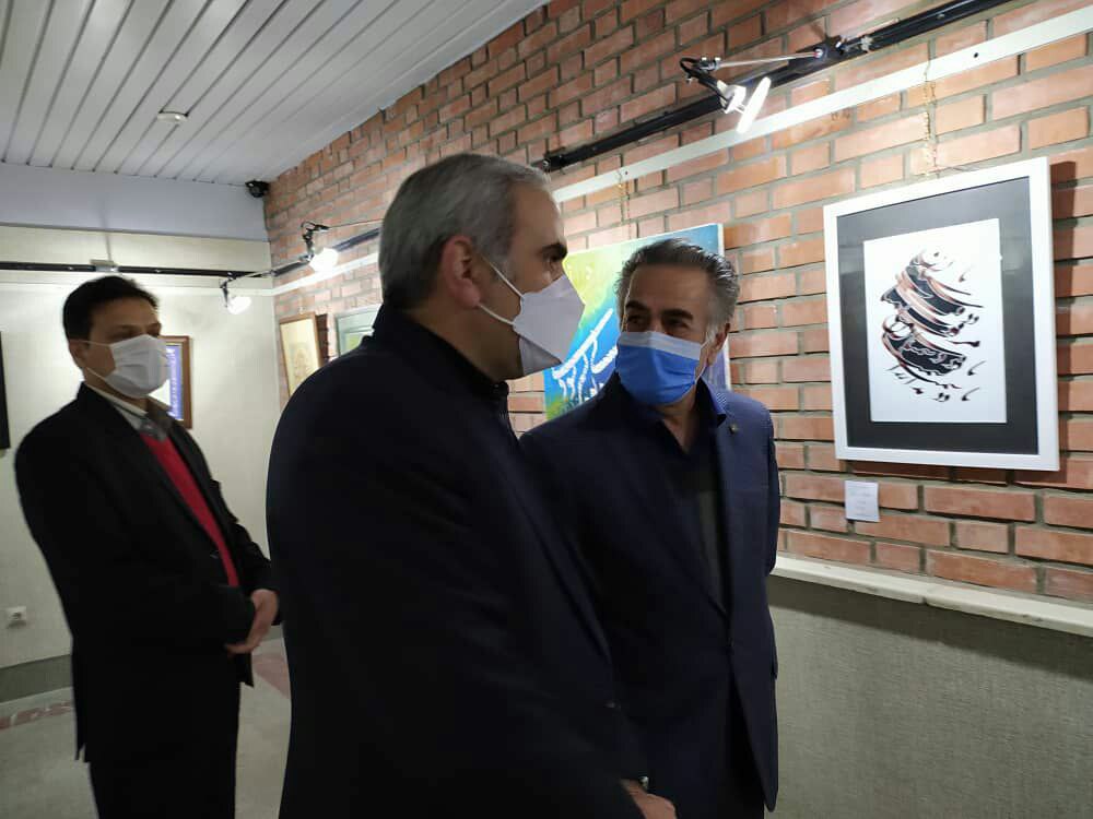 گشایش نمایشگاه خوشنویسی ناز نهان آثار بانوان خوشنویس سبزواری گشایش نمایشگاه خوشنویسی ناز نهان آثار بانوان خوشنویس سبزواری