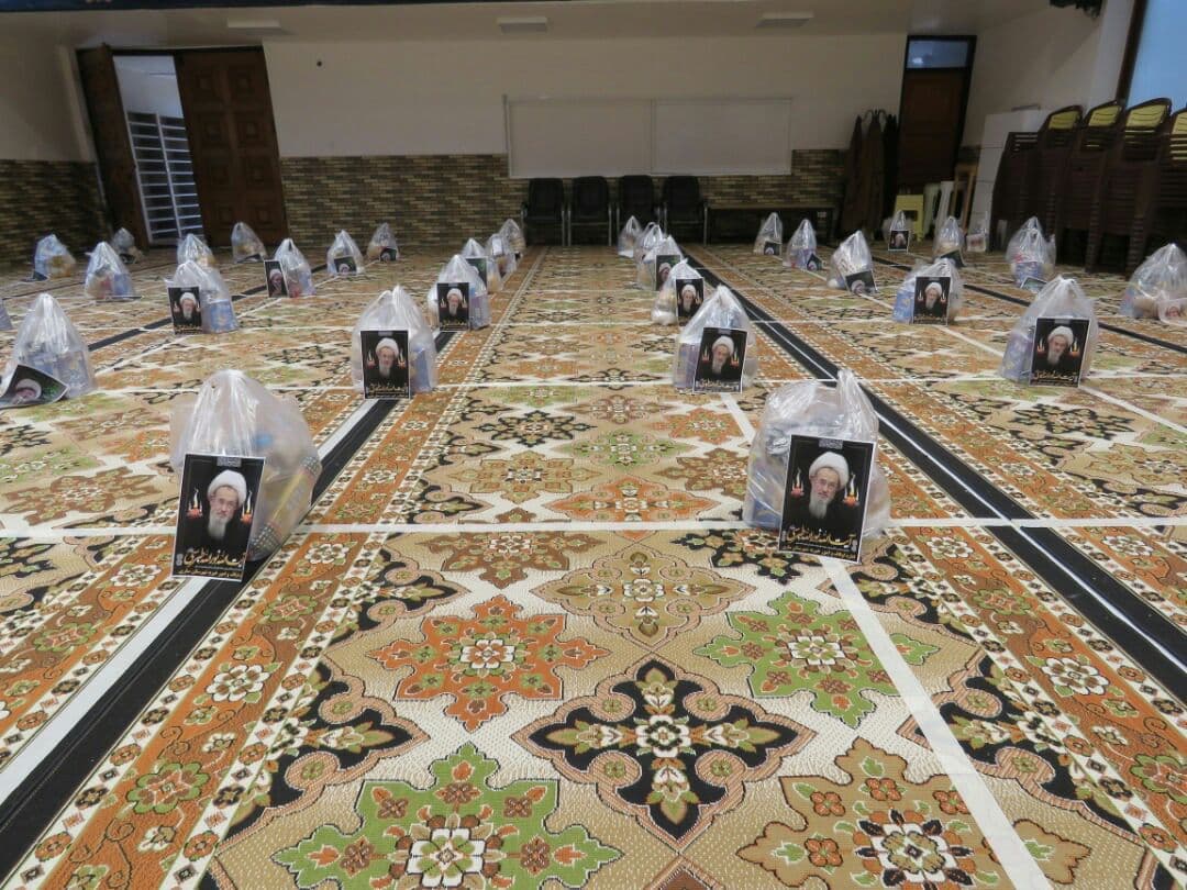 توزیع ۱۰۰ بسته معیشتی در روستای اروست چهاردانگه ساری