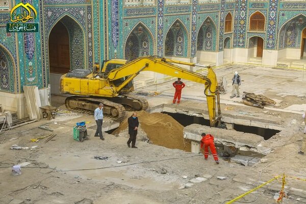 پیشرفت طرح احداث صحن امام محمدباقر(ع) کاظمین
