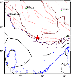 زمین لرزه ۳ و ۶ دهم ریشتری در مرز هرمزگان و فارس زمین لرزه ۳ و ۶ دهم ریشتری در مرز هرمزگان و فارس