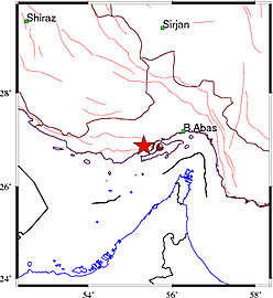 زمین لرزه‌ای ۴ و ۱ دهم ریشتری حوالی بندرخمیر را لرزاند