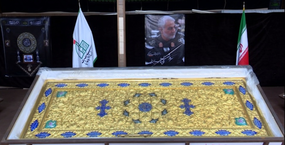 پایان ساخت دربهای حرم عموی امام زمان در هرمزگان پایان ساخت دربهای حرم عموی امام زمان در هرمزگان