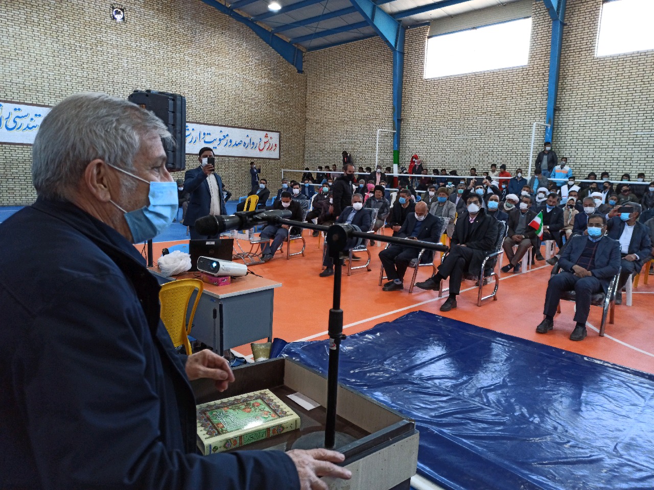 بهره برداری از سالن ورزشی روستای ارخود باخرز بهره برداری از سالن ورزشی روستای ارخود باخرز