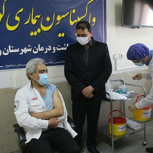 اغاز مرحله اول واکسیناسیون کووید ۱۹ در رشتخوار