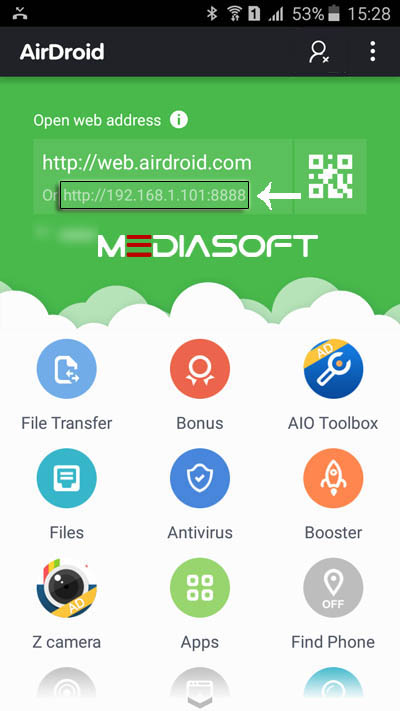 دریافت و ارسال پیامک با AirDroid در کامپیوتر
