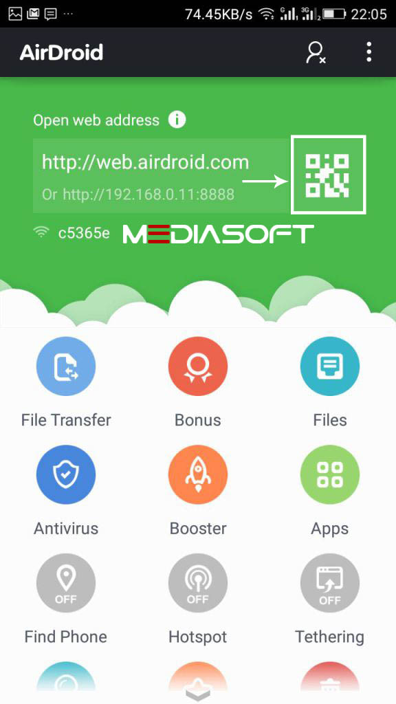 دریافت و ارسال پیامک با AirDroid در کامپیوتر