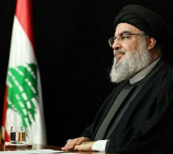 سید حسن نصر الله سخنرانی می‌کند