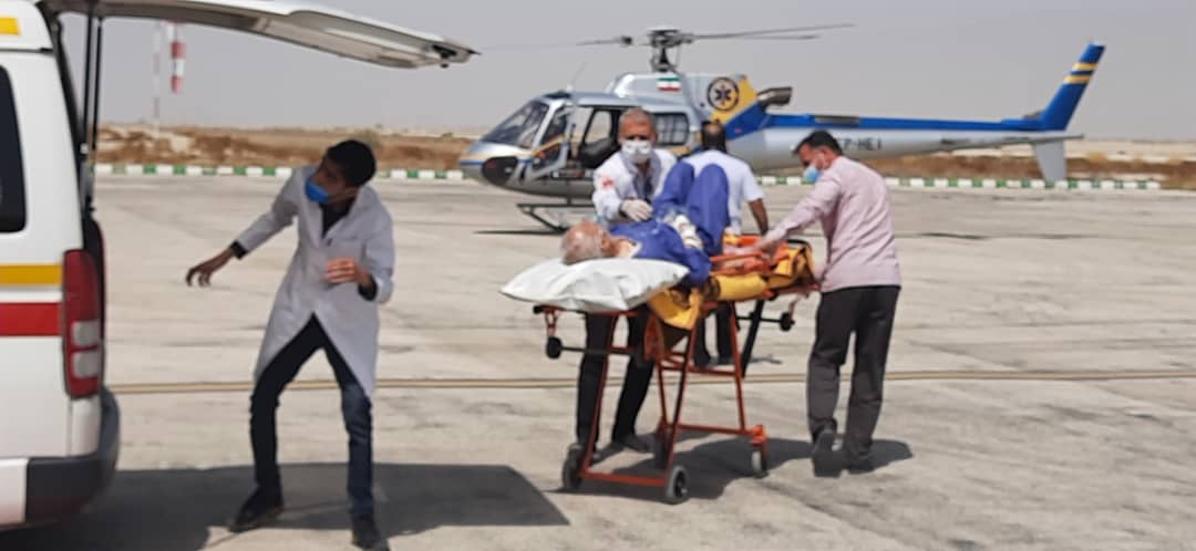 پرواز پرنده نجات در آسمان لامرد