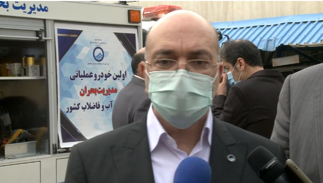 نخستین خودروی مدیریت بحران در بخش فاضلاب رونمایی شد