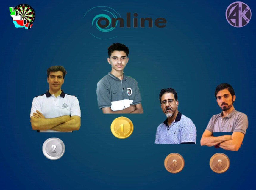 پایان مسابقات دارت آنلاین کشور