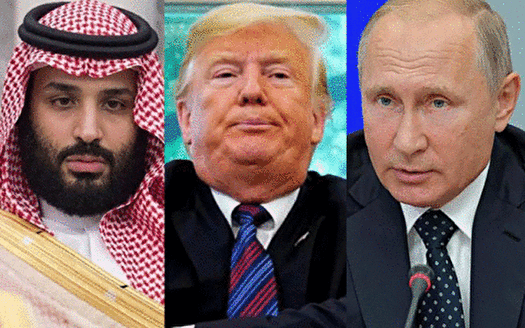 بن سلمان در میان چکش و سندان پوتین وترامپ بن سلمان در میان چکش و سندان پوتین وترامپ