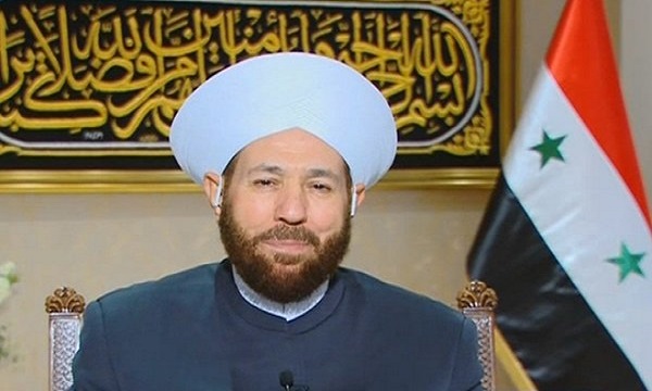 تاکید مفتی سوریه بر ادامه مقاومت دربرابر رژیم صهیونیستی