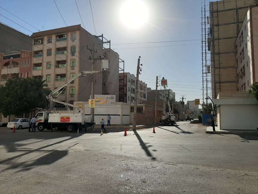 افزایش مصرف برق ،  عامل خاموشی در منطقه گلستان اهواز افزایش مصرف برق ،  عامل خاموشی در منطقه گلستان اهواز