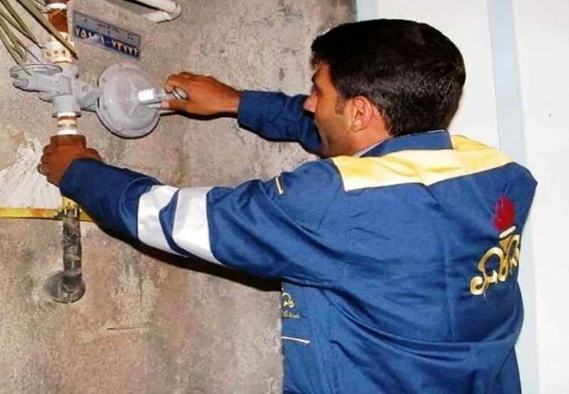 قطع گاز بخشی از شهر الوند