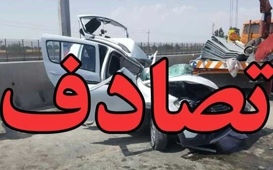 فوت راننده در حادثه رانندگی محور اصفهان - نایین