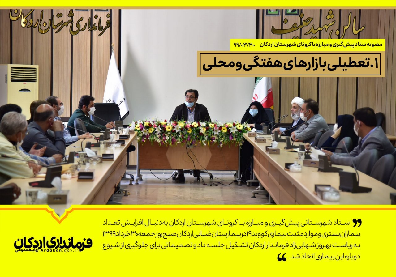 بازگشت محدودیتها به اردکان بازگشت محدودیتها به اردکان