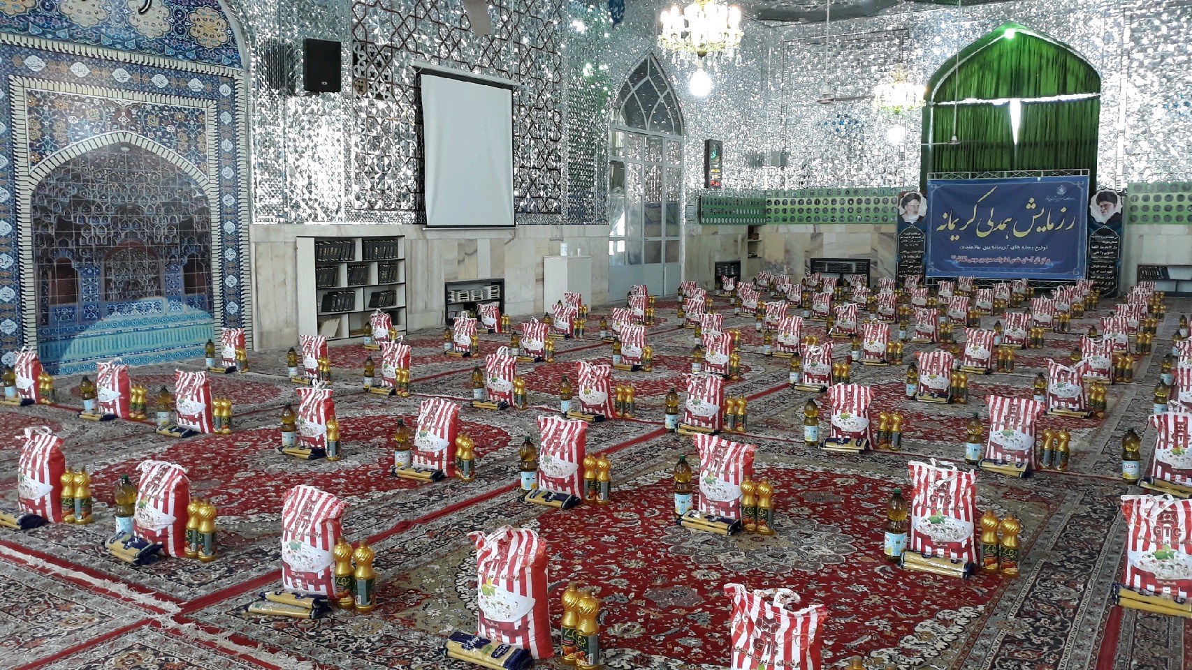 چهارمین مرحله از رزمایش کمک کریمانه در کاشمر