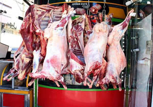 توقیف خودری حامل گوشت قاچاق درگلوگاه