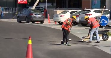 انسداد حدفاصل میدان لارک تا میدان سعدی انسداد حدفاصل میدان لارک تا میدان سعدی