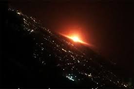 انفجار در شرق تهران،به علت انفجار یک مخزن گاز صنعتی است