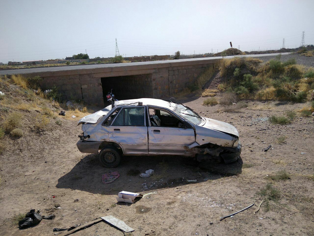 1 کشته به دنبال حادثه رانندگی در محور تربت جام به تایباد