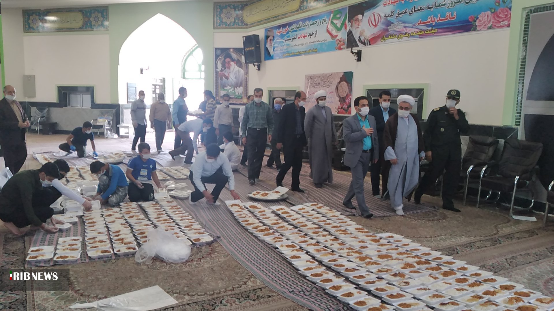 توزیع ۷۰۰۰ وعده غذای گرم در شهرستان طبس