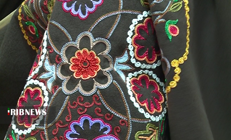 خودنمایی رشتی دوزی گیلان بر چهره ماسک های ایرانی