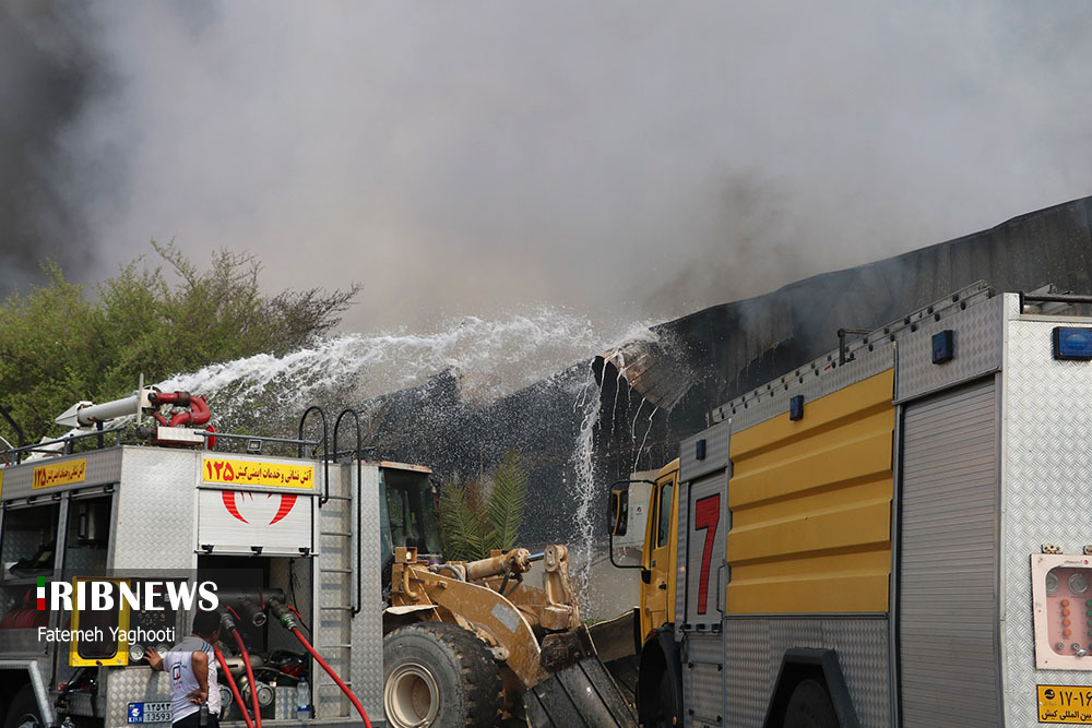 فوت یک نفر در آتش سوزی بازار پردیس فوت یک نفر در آتش سوزی بازار پردیس